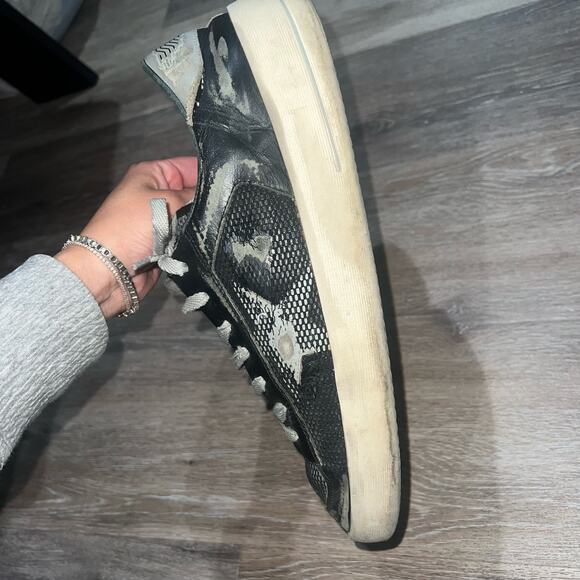 Golden Goose Black and Cream Stardan Trainer Shoes Size 44 - Picture 9 of 11